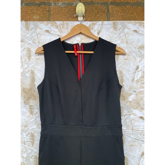 SPANX The Perfect Jumpsuit Sleeveless Back Zip Bootcut Leg Classic Black medium - Picture 8 of 12